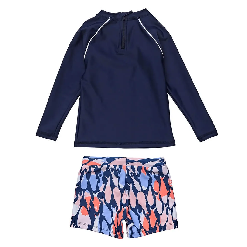 Baby Long Sleeve Set Fish Frenzy