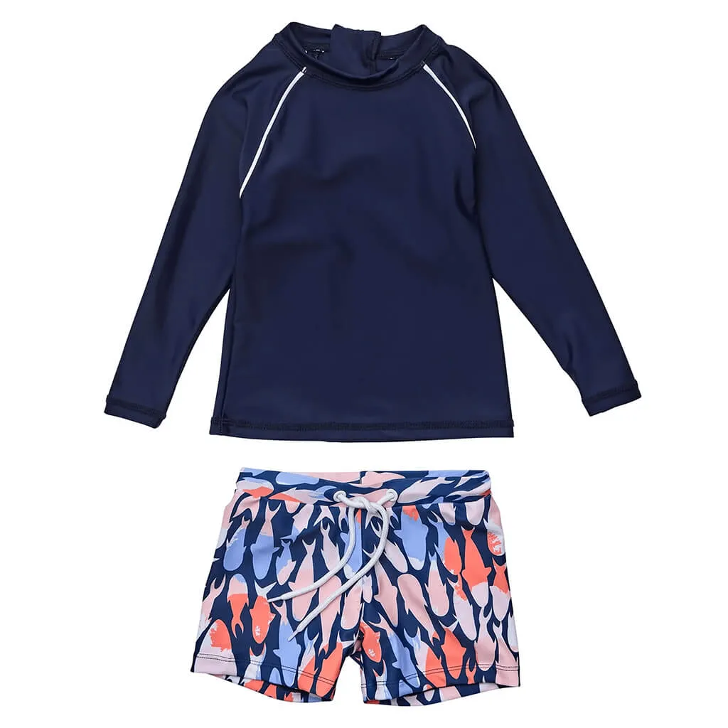 Baby Long Sleeve Set Fish Frenzy