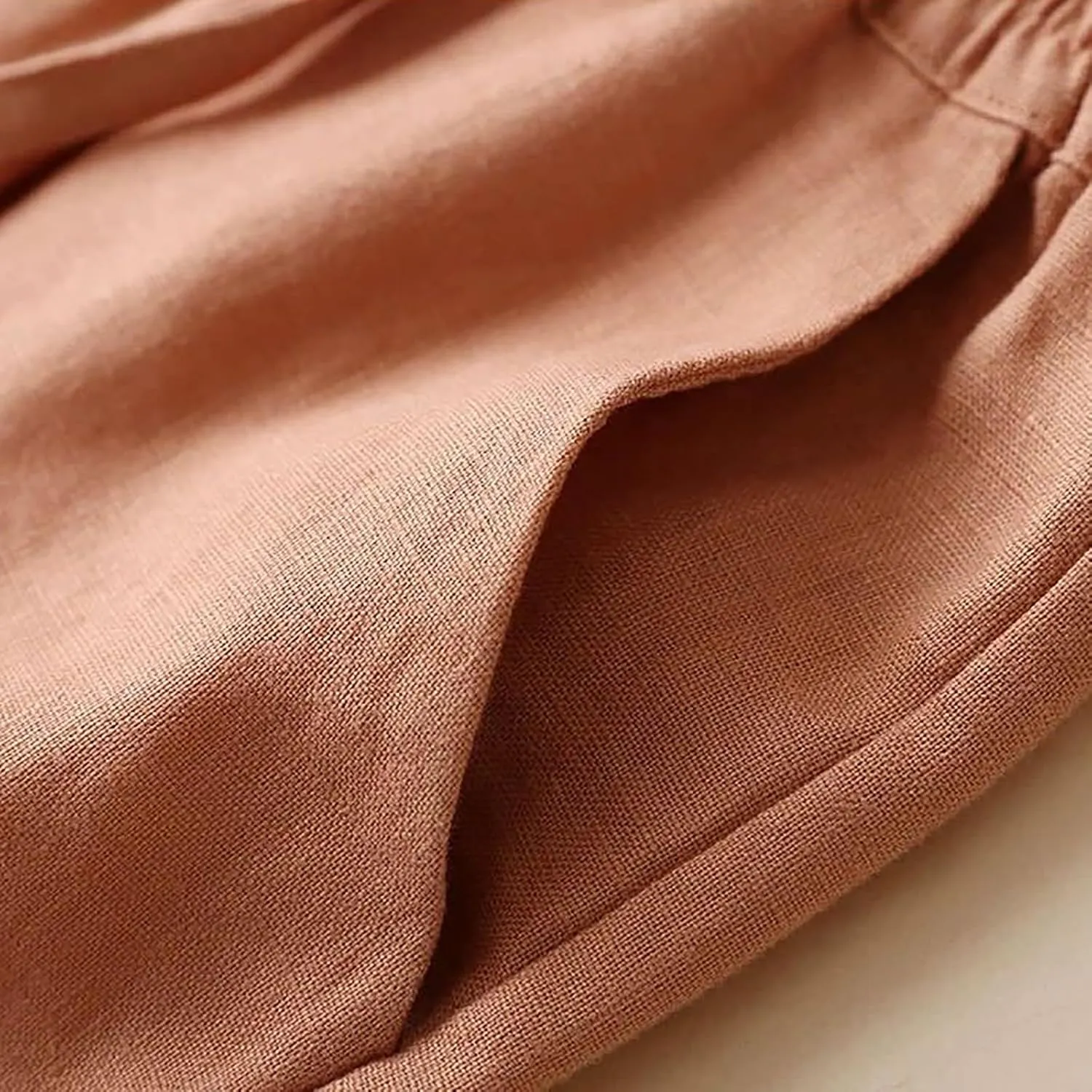 CRNTCEM Loose Fit Beach Pants for Women Stretch Pull On Wide Leg Trousers Lounge Sports Yoga Pants Straight Leg Work Trouser