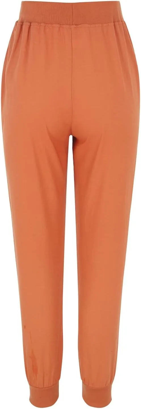 CRNTCEM Womens Straight Leg Beach Pants Slim Fit Travel Running Anckle Pant Workout Sweatpants Casual Cotton Linen Pants