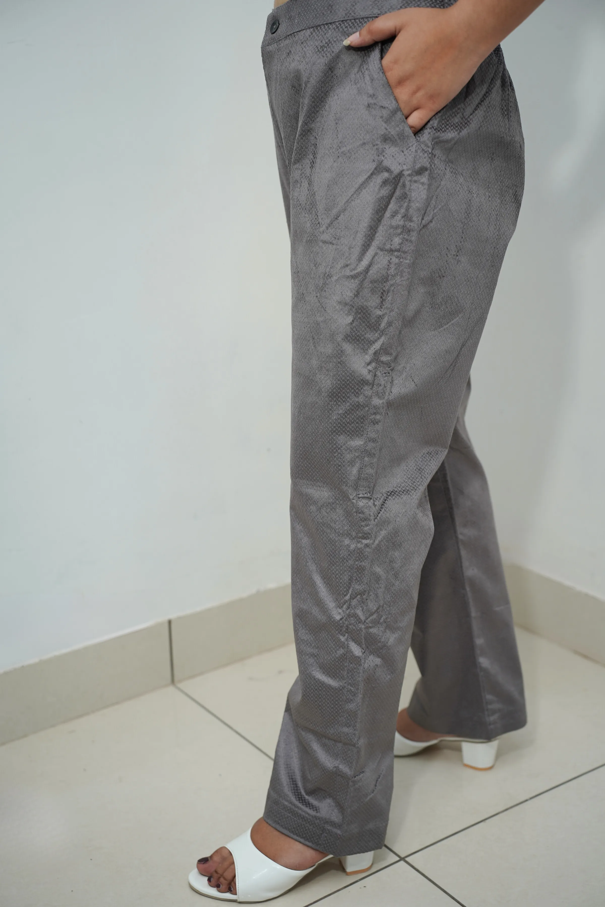 Grey Corduroy Pant