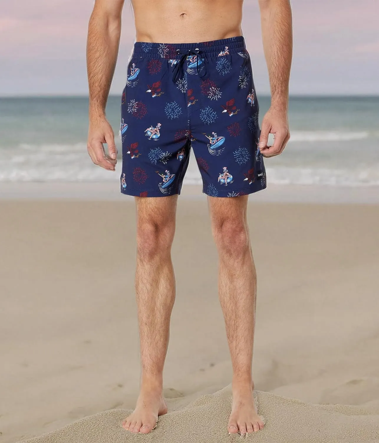Hurley Men's Printed 18" Board Shorts