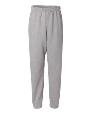 Jerzees Open Bottom Sweatpants with Pockets