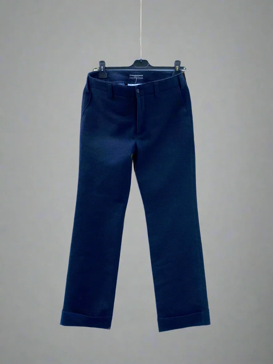 JOSEPH Navy Wool Trousers Size M-L