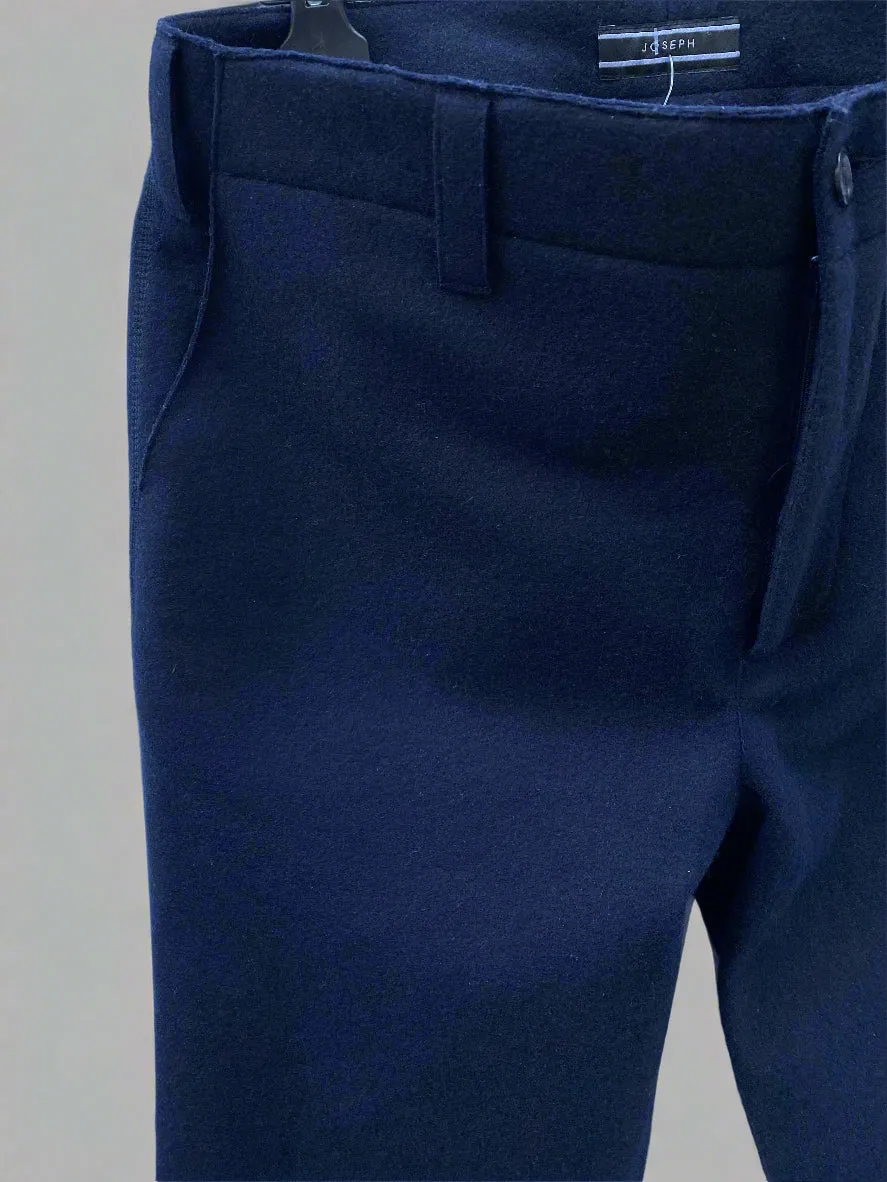 JOSEPH Navy Wool Trousers Size M-L