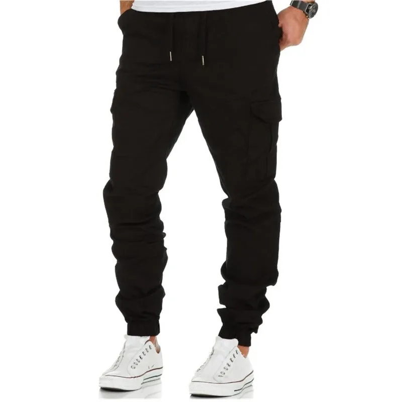 Land of Nostalgia Men's Cargo Pants Overalls Jogger with Side Pocket by Land of Nostalgia