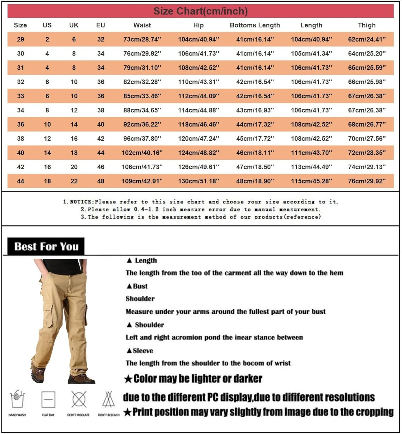 Men's Joggers Pants Lightweight Cargo Pants for Mens Fleece Cargo Pants Lined Track Pants Men Man Sports Sweat