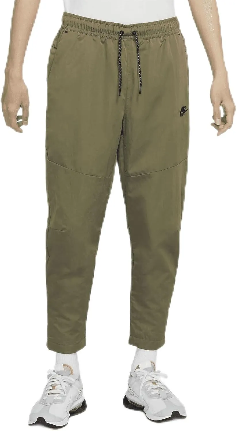 Nike Sportswear Tech Essentials Men's Lined Commuter Pants (Medium Olive/Black, DQ4343-222) Size Medium