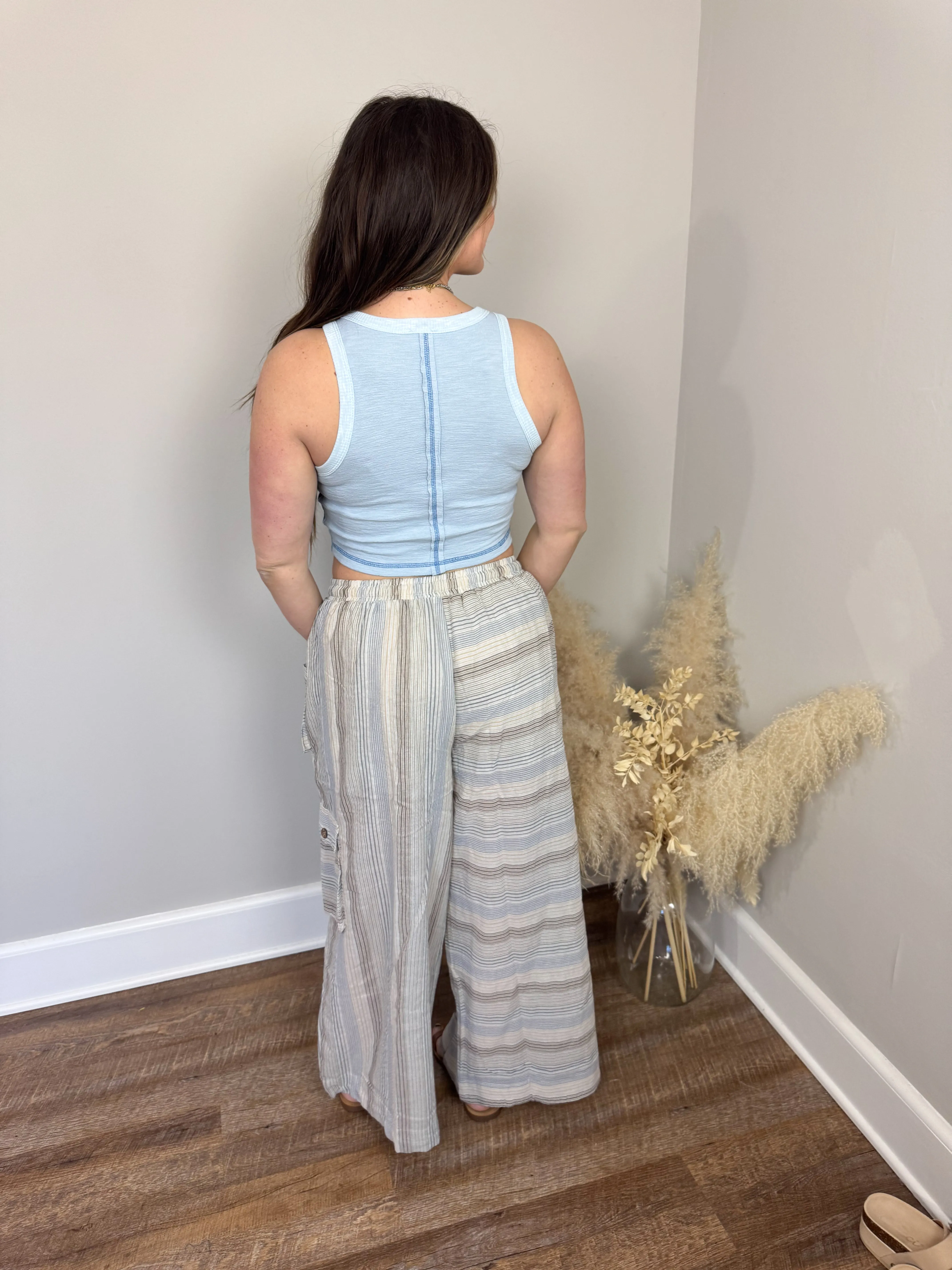 On Trend Striped Pants