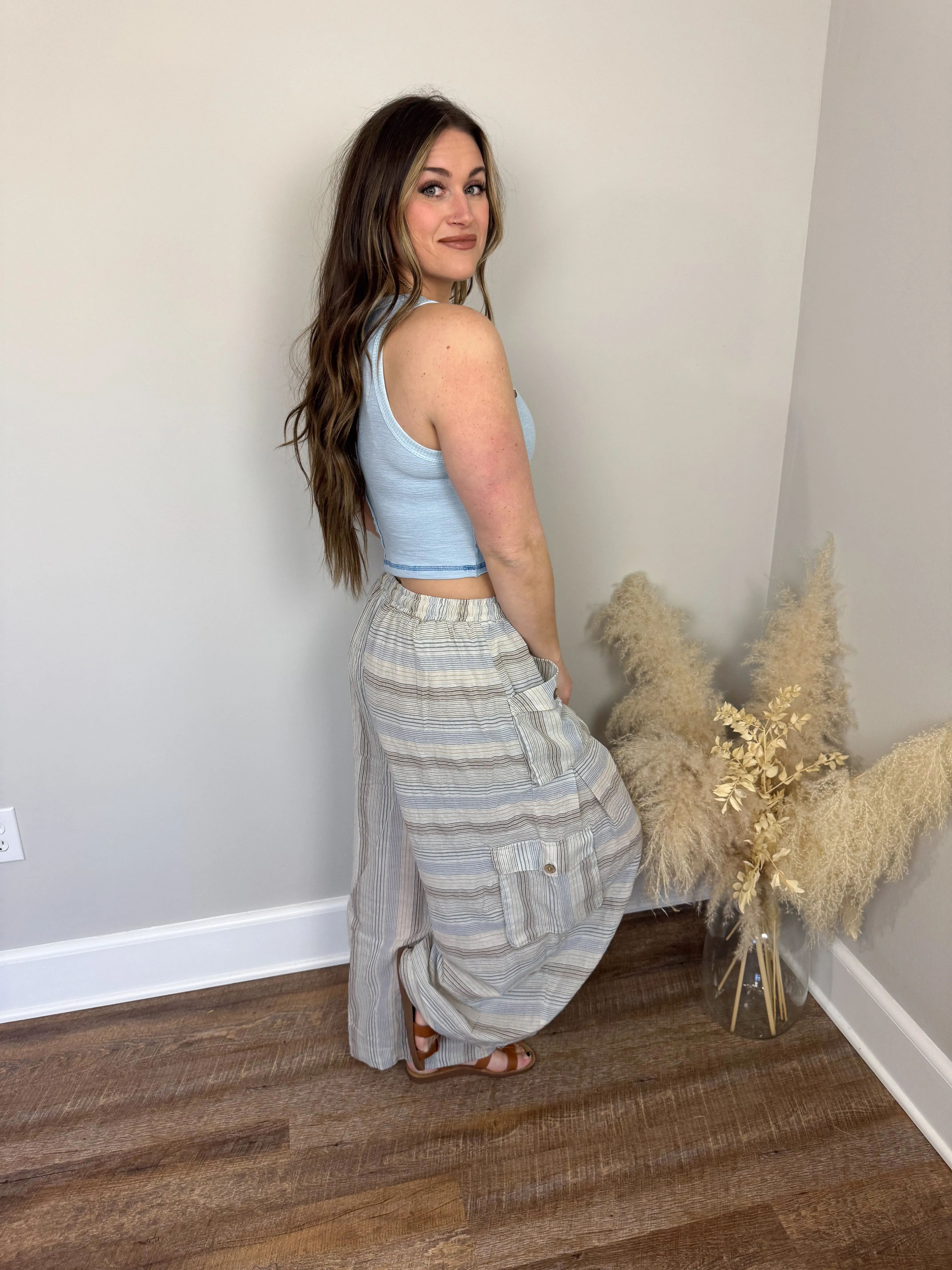 On Trend Striped Pants