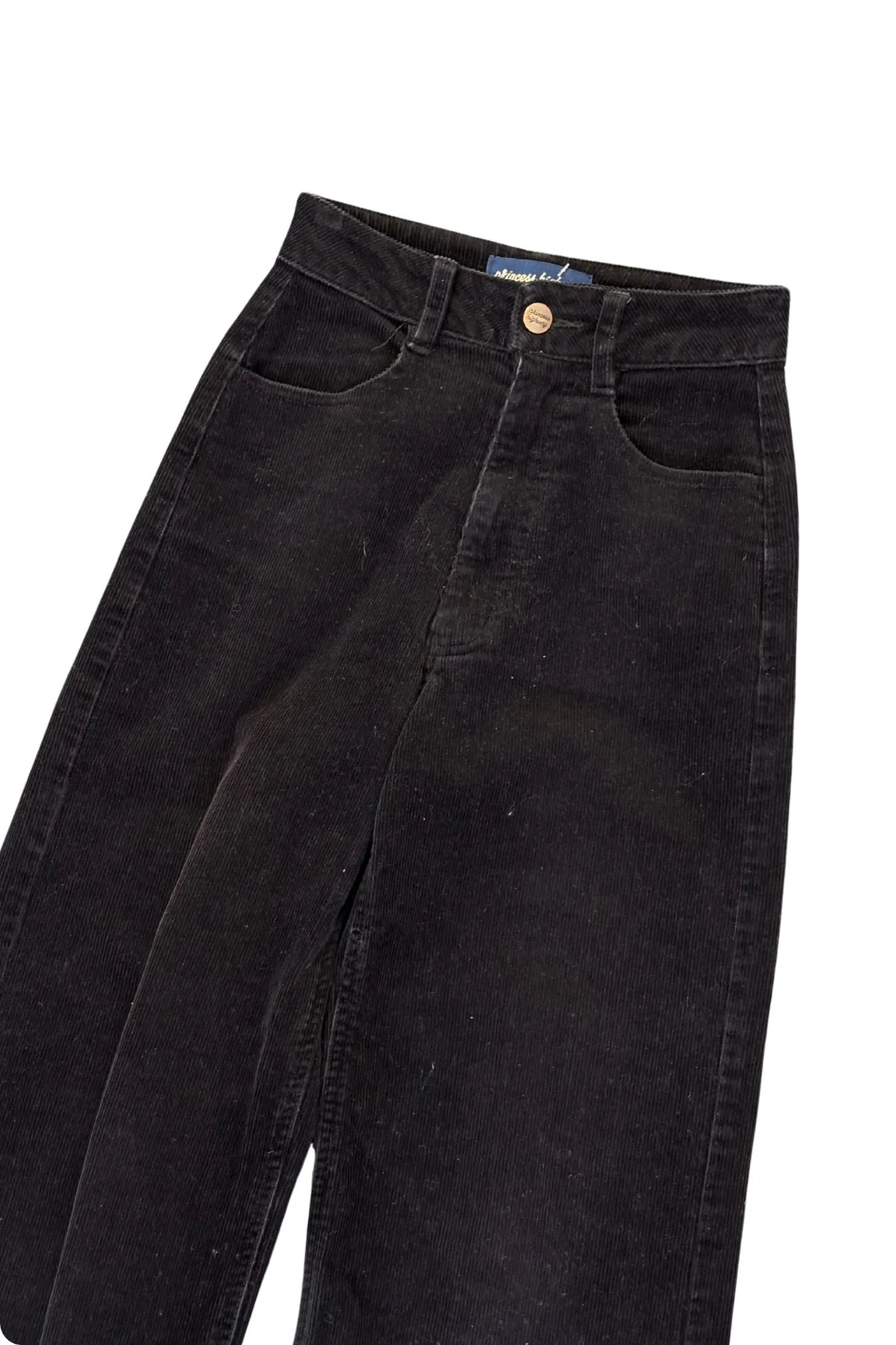 Princess highway black corduroy pants, 4
