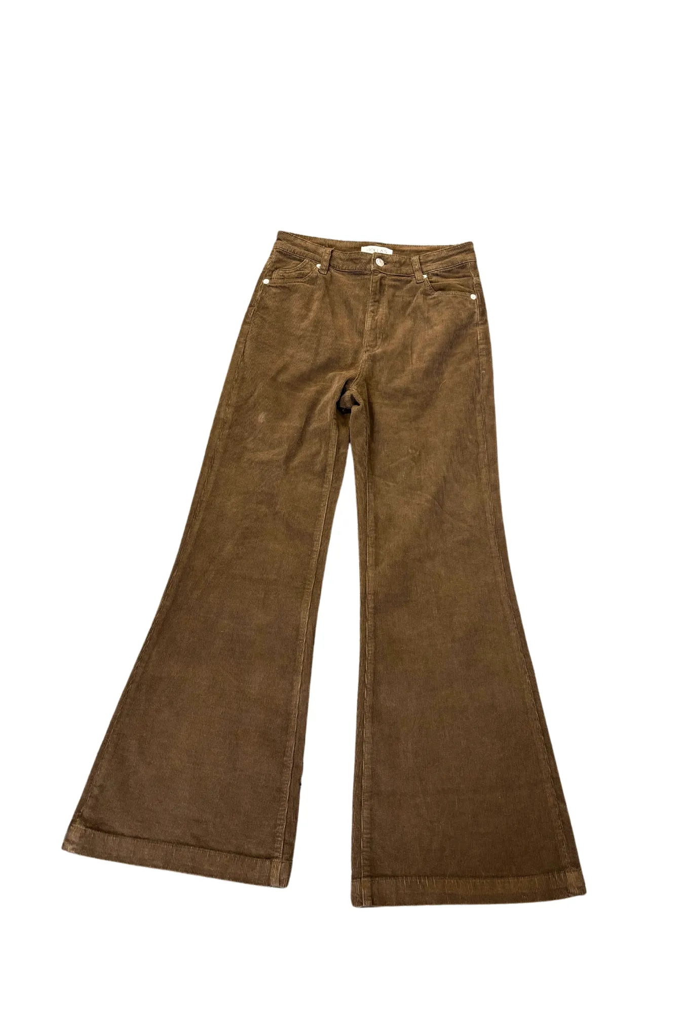 Rolla's Eastcoast flare nutmeg corduroy pants, 10