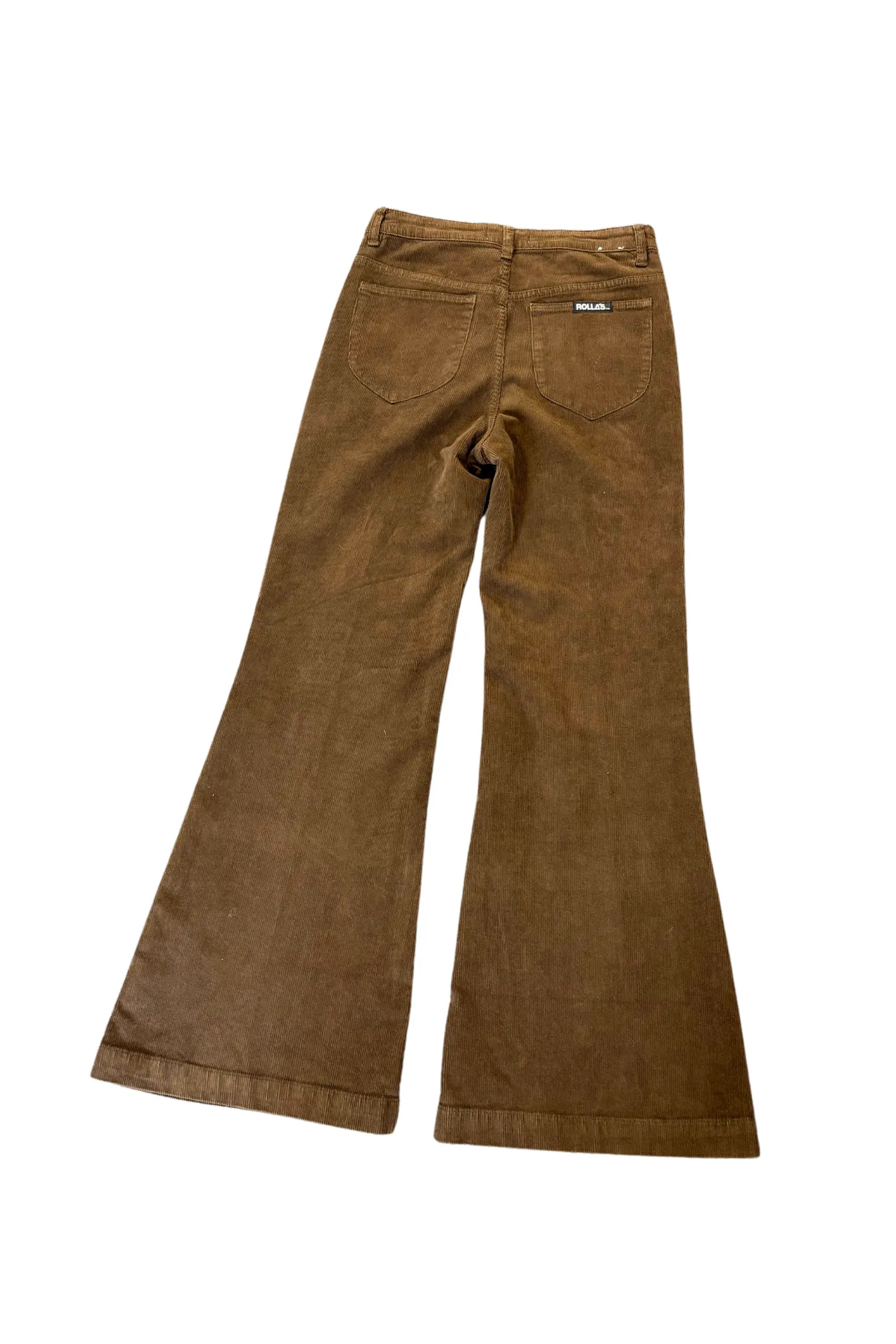 Rolla's Eastcoast flare nutmeg corduroy pants, 10
