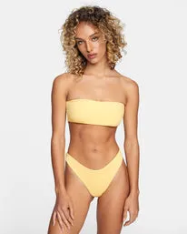 RVCA Solid Cheeky French Bikini Bottom