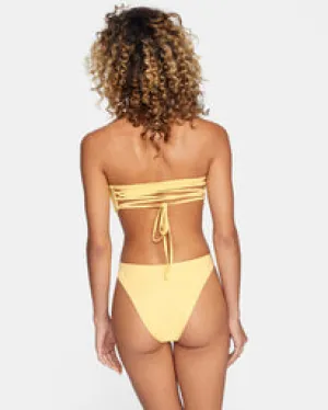 RVCA Solid Cheeky French Bikini Bottom