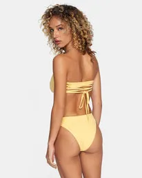 RVCA Solid Cheeky French Bikini Bottom