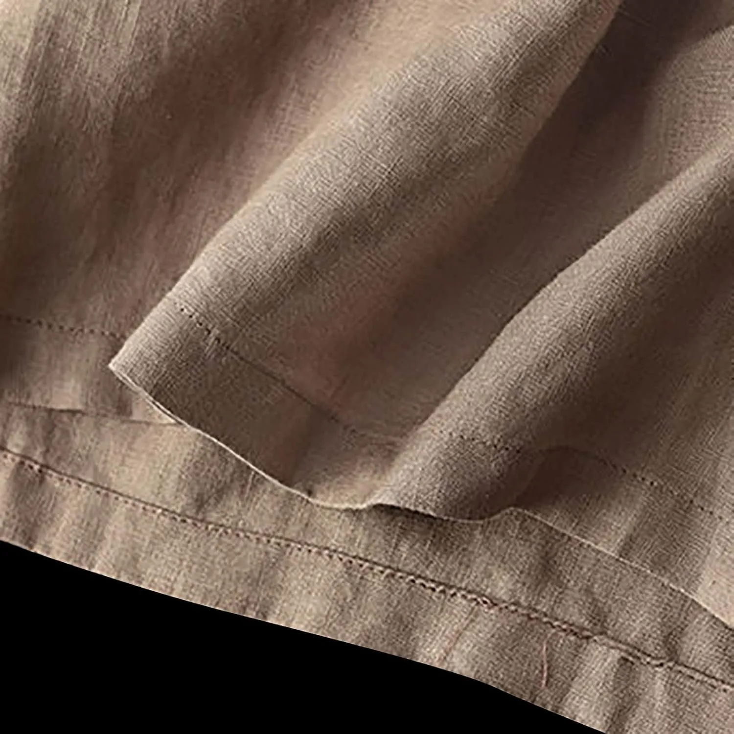 Summer Casual Linen Shorts for Women Wide Leg Lightweight Elastic Waist High Waisted Beach Shorts with Pockets